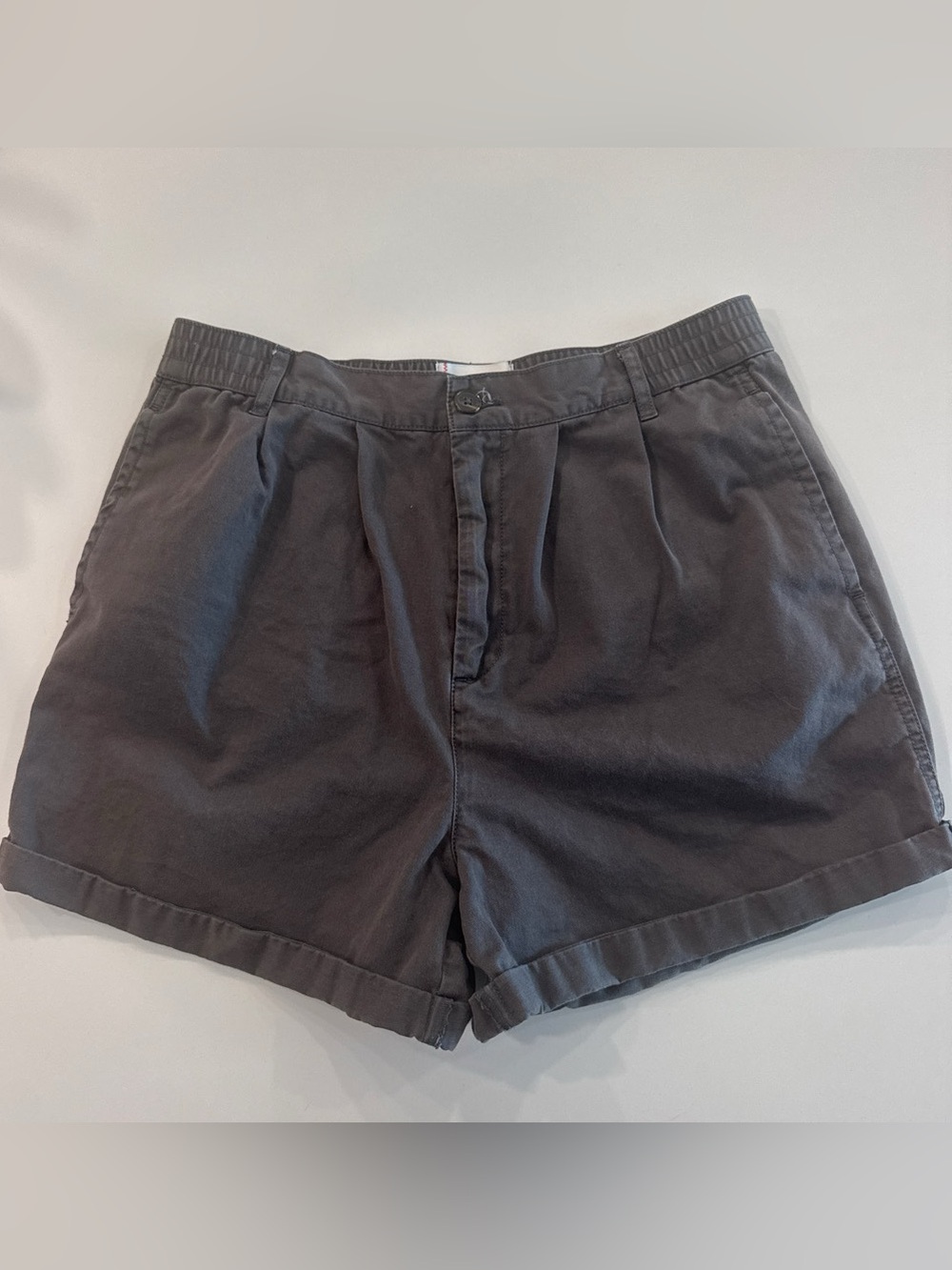 BDG Black Relaxed Bermuda Shorts with Pleats
